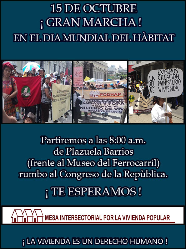 Actividades de conmemoración del Día Mundial del Hábitat en Guatemala