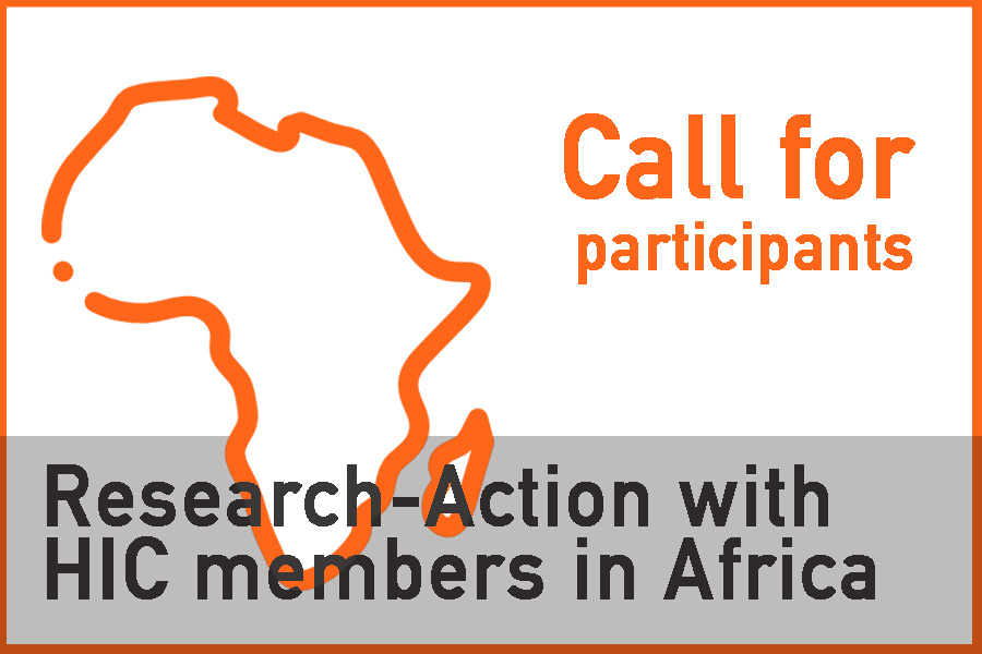 Call for Participants: Research-Action with HIC Members in Africa