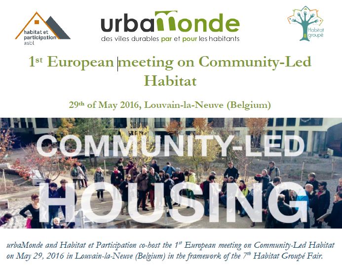 Belgium. 1st European meeting on Community-Led Habitat