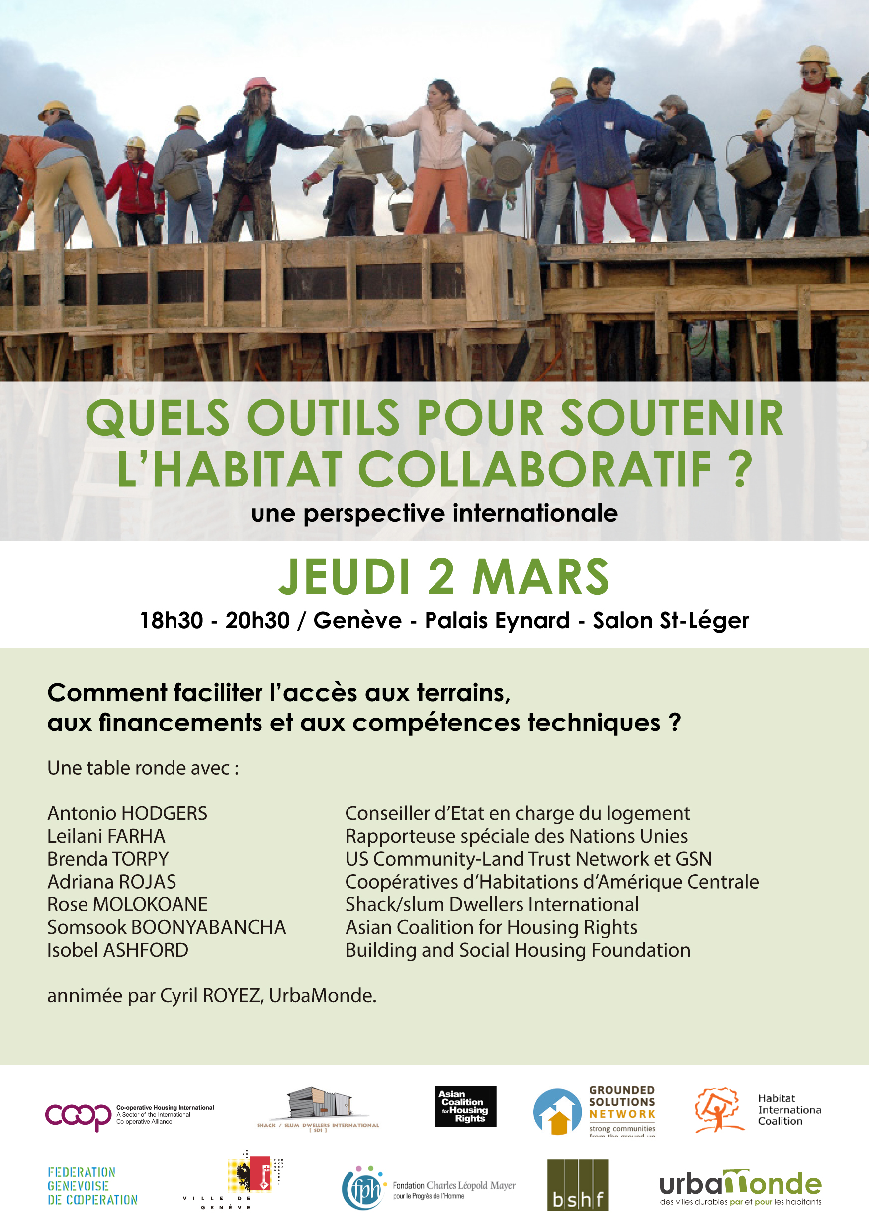 Genève. Quels outils pour soutenir l’habitat collaboratif ? – une perspective internationale