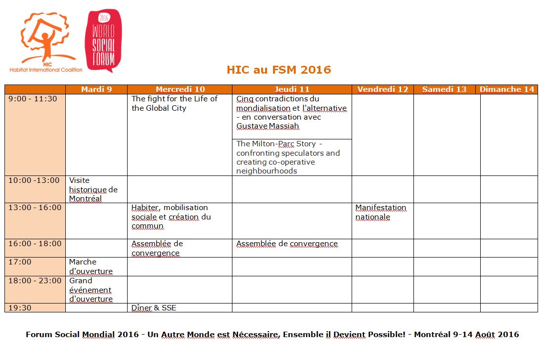 HIC au FSM 2016