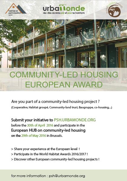 Initiative. Community – Led Housing European Award