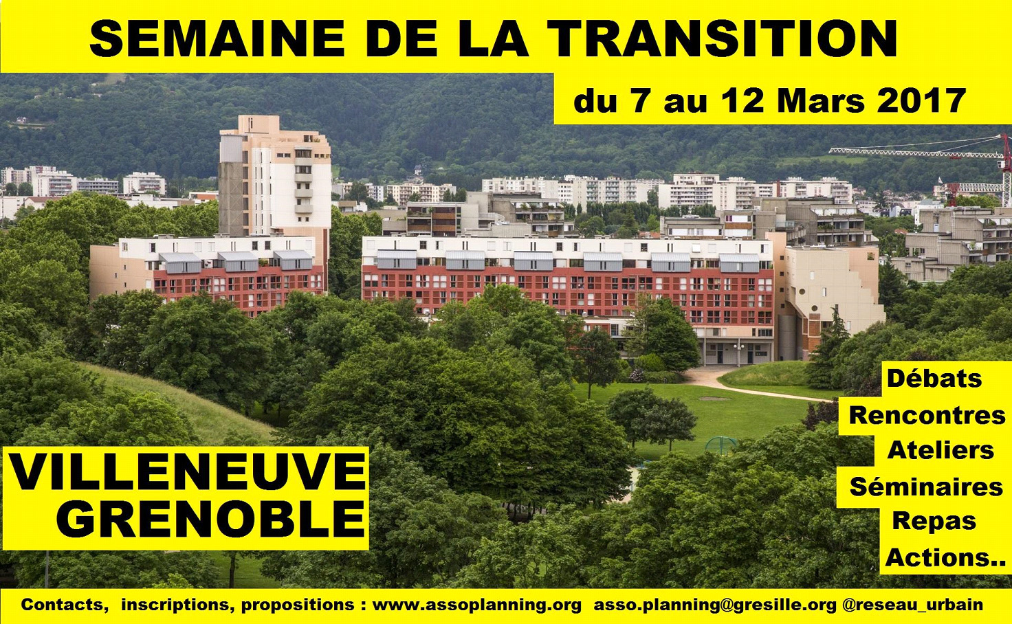 Villeneuve de Grenoble. La Semaine de la Transition