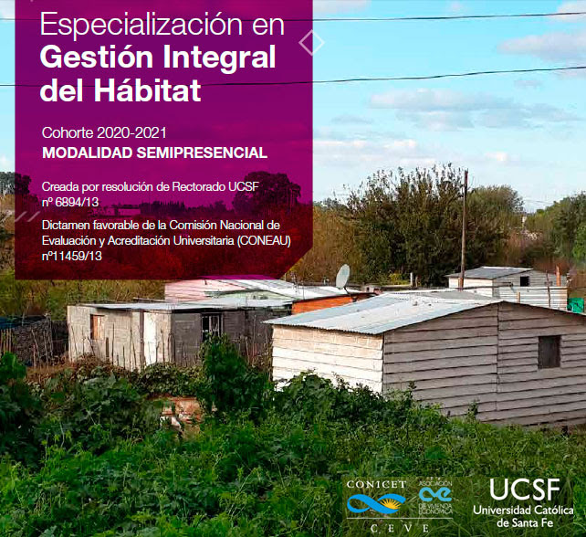 Training: New edition of the Specialization in Habitat Management, Argentina