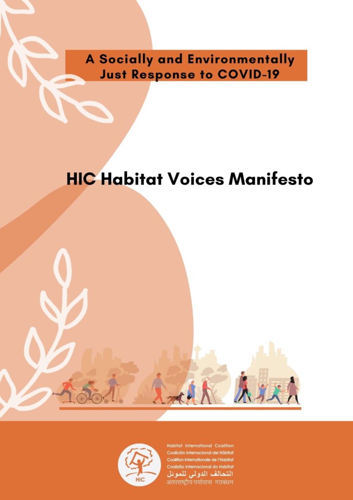 HIC Habitat Voices Manifesto