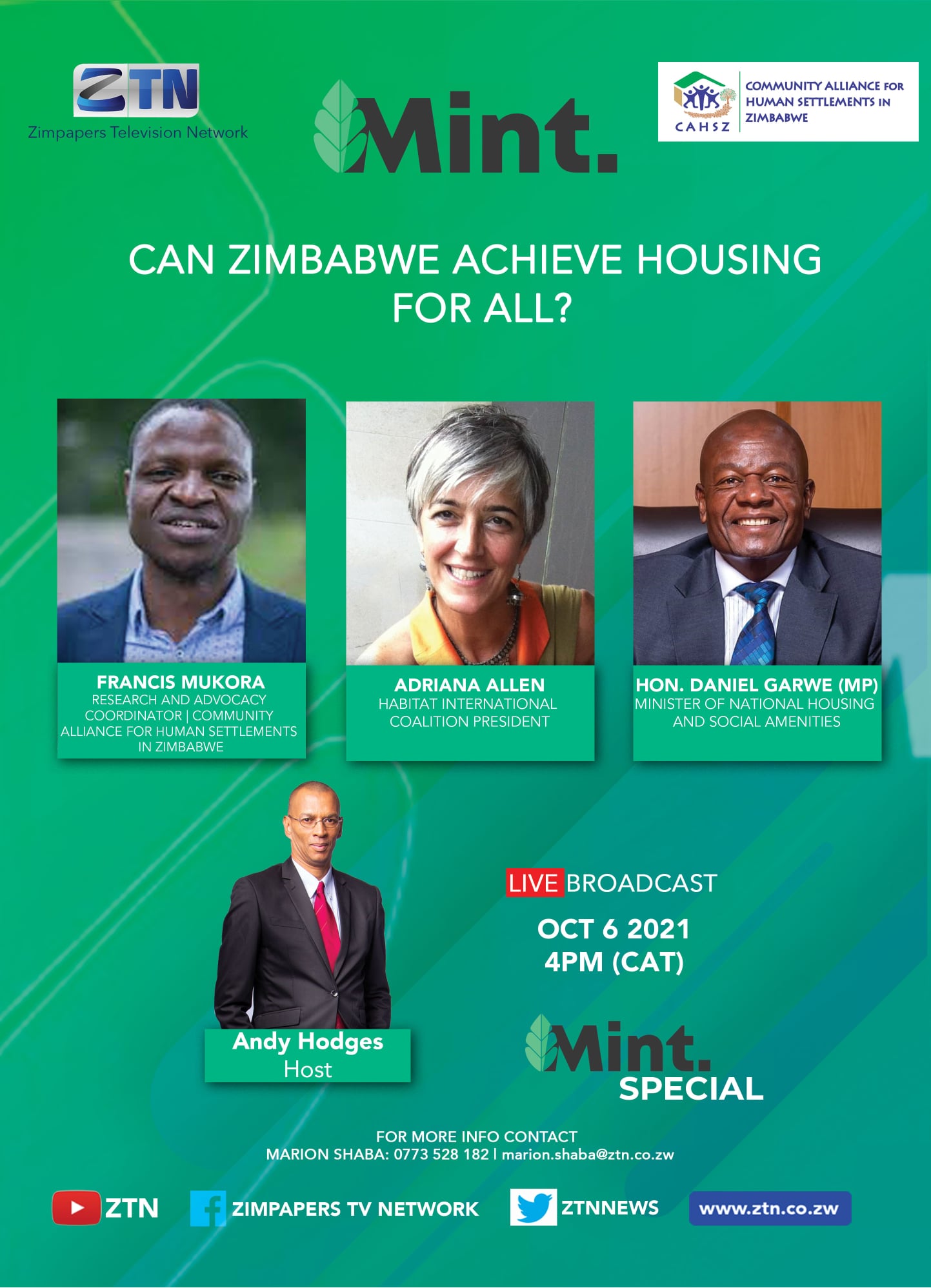 HIC contributions to the debate on the Zimbabwe Human Settlements Policy