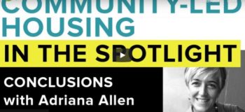 Community led housing - Adriana Allen intervention