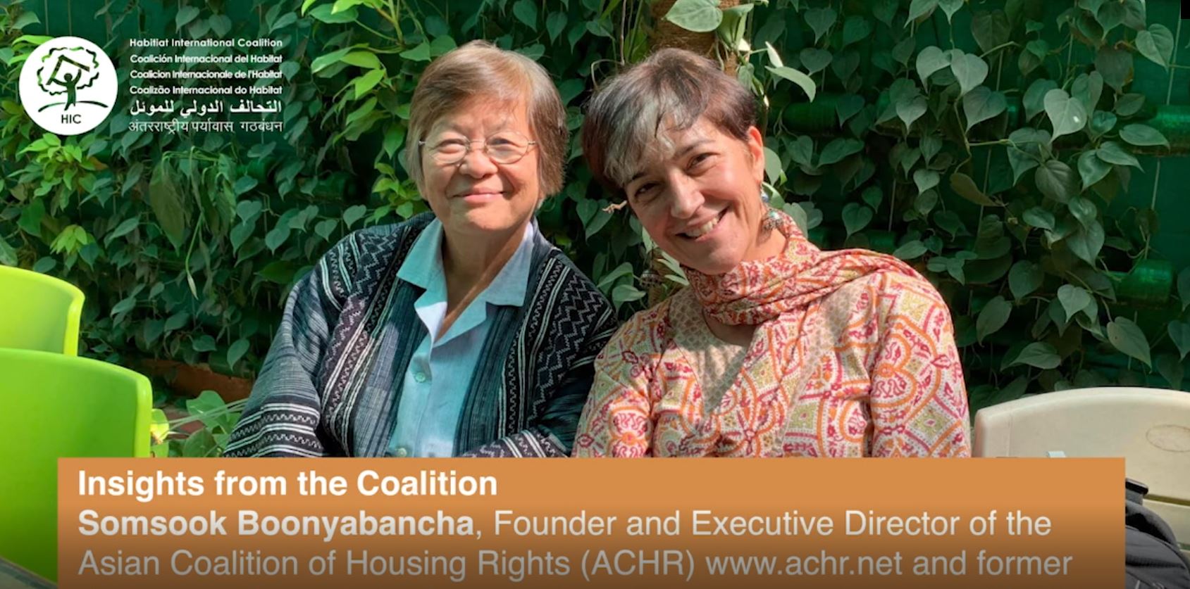 Insights from the Coalition: a conversation with Somsook Boonyabancha, Executive Director of the Asian Coalition of Housing Rights