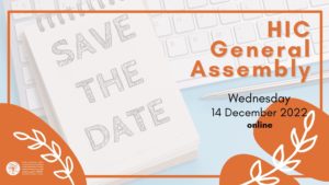 Save the date HIC General Assembly 2022