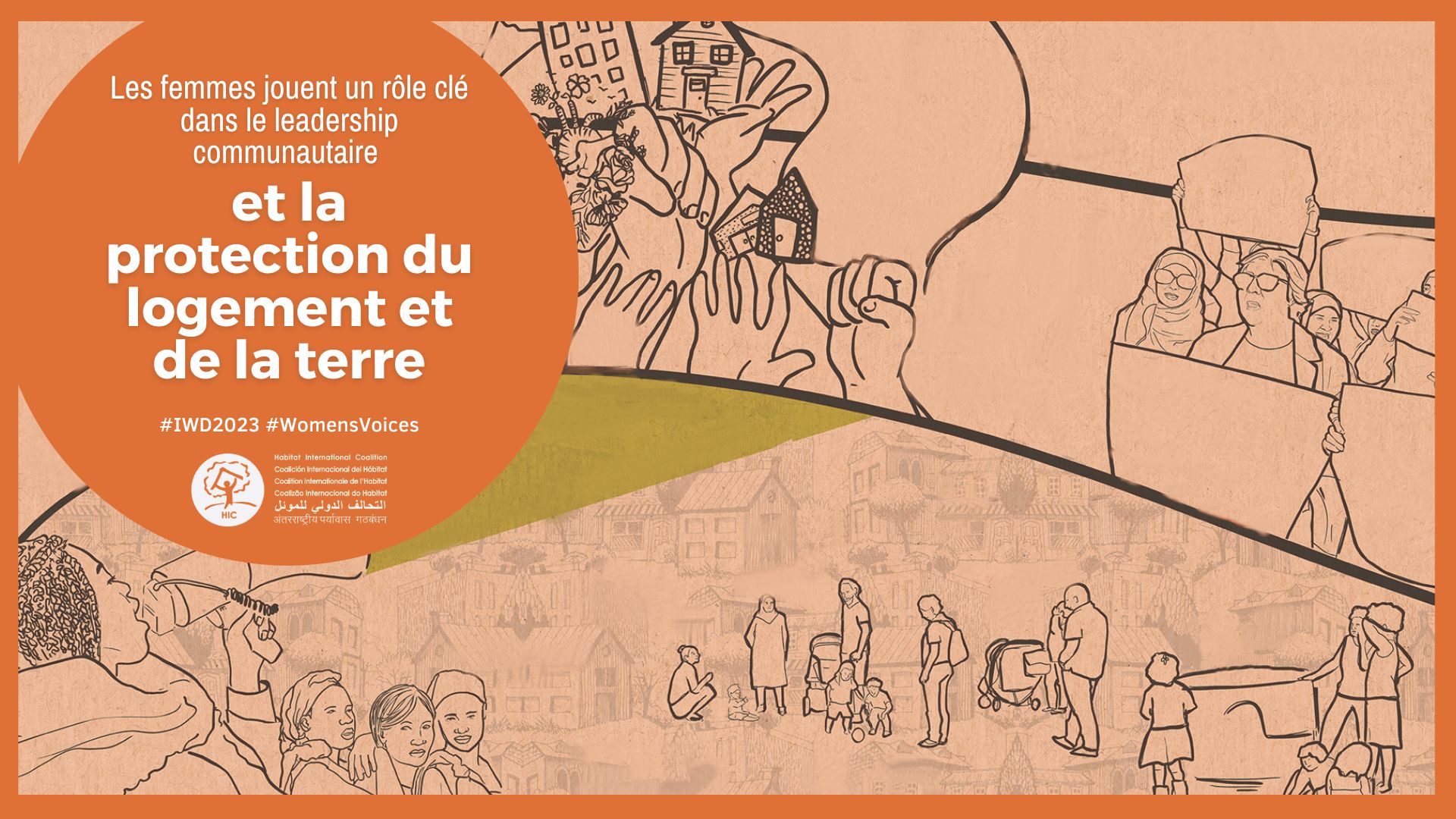 Les femmes ont un rôle clé à jouer dans la défense de nos droits en matière d'habitat. Les femmes ont un rôle clé à jouer dans la défense de nos droits en matière d'habitat.<br />
