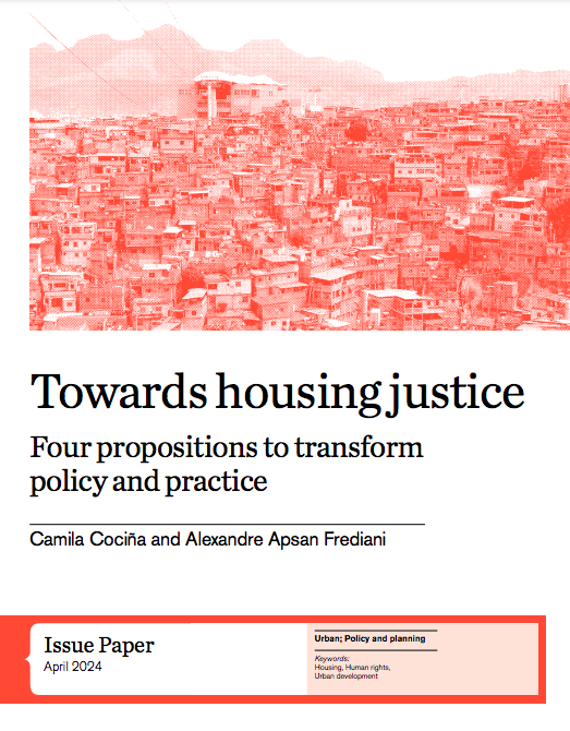 Vers la justice en matière de logement. Quatre propositions pour transformer les politiques et les pratiques