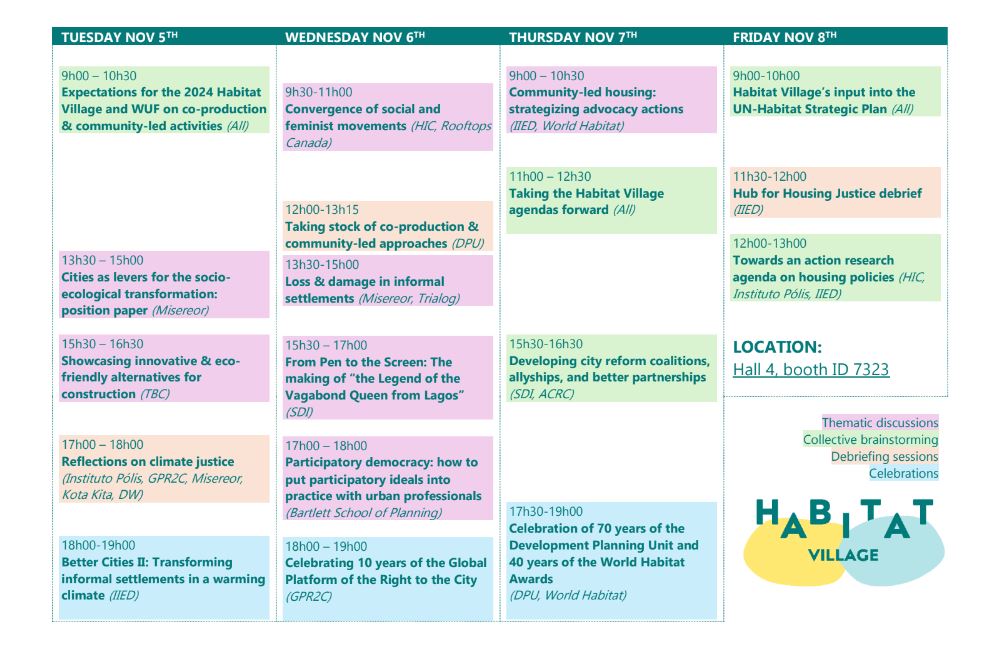 Habitat Village_Programme